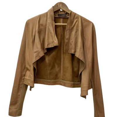 2ndSkin Women's Size S Leather Jacket Tan