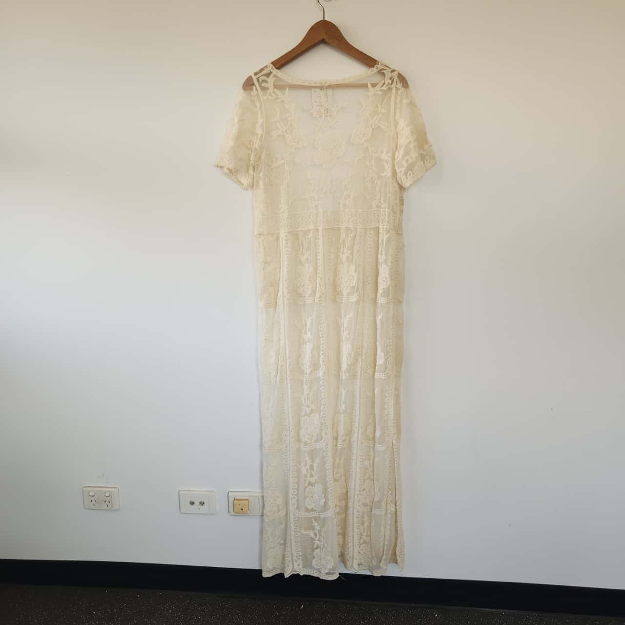 chinese dress ladies Lace Gypsy Dress in White, Women's Bohemian Dresses from Spool 72