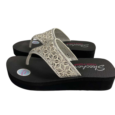 Skechers Womens  Size 8 Platform Slides