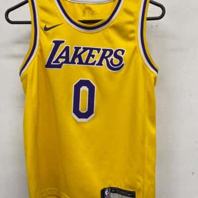 LA lakers NBA Youth Kids  Size M Sport Top Purple / Yellow 
