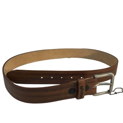 Globe Mens  Brown Patterned Belt Size L 