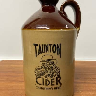 Vintage Taunton Cider stoneware jug (empty)