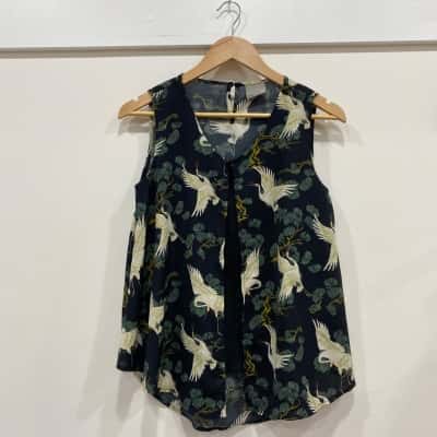 Vero Moda Womens  Size S Sleeveless Top Multicoloured / Pattern 