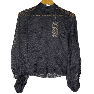 Keepsake the Label Womens  Size XS Long Sleeve Top Black  