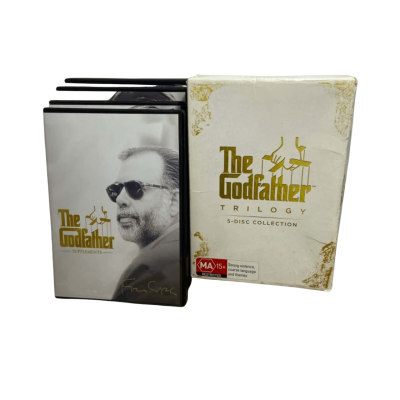 The GodFather Trilogy DVD Box  Set 5 Disc Collection 