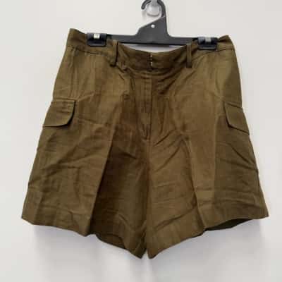 Witchery Khaki Cargo Shorts - Size 12