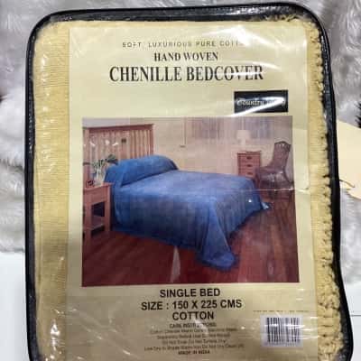 Country Living Chenille Bedcover/Single 