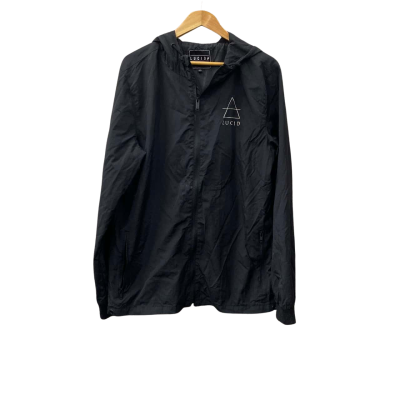 Lucid Mens  Size L Hood Jacket Black  