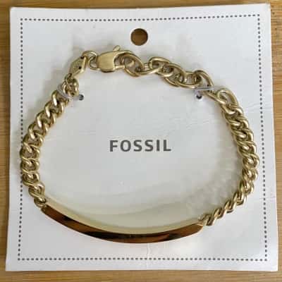 Fossil Gold-Tone Steel Bracelet  