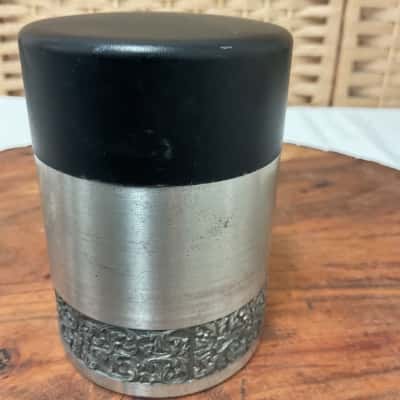 Royal Selangor cylindrical shaped pewter cigarette cigar box border design men’s antique collectable 