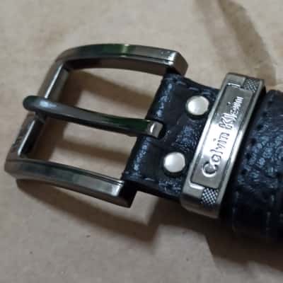 Calvin Klein Unisex Belt Black 129cm Pre-owned Good Condition (b19)