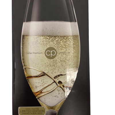 Set of 2 Champagne glasses 
