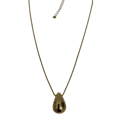 Unbranded Women's Chunky Drop Pendant Necklace (Costume Jewellery )