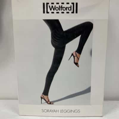  Womens  Wolford Size XS Sorayah Leggings Black  