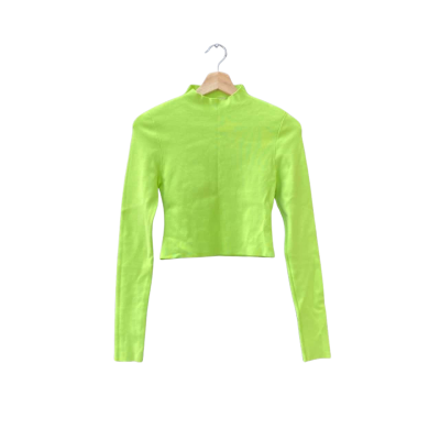 Bec & Bridge Size 8 Long Sleeve Top Green 