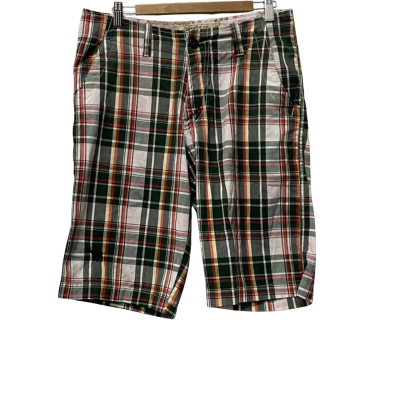 Abercrombie & Fitch Mens  Size 32 Checked / Green / Red / White / Yellow 