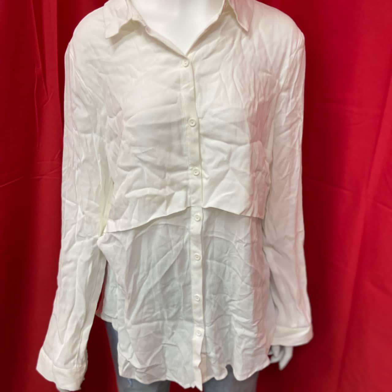 Jeanswest Womens Size 10 Button Up / Long Sleeve / Shirt Maven Layered