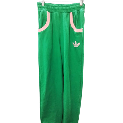 Adidas Womens Size S Track Pants Green / Pink  