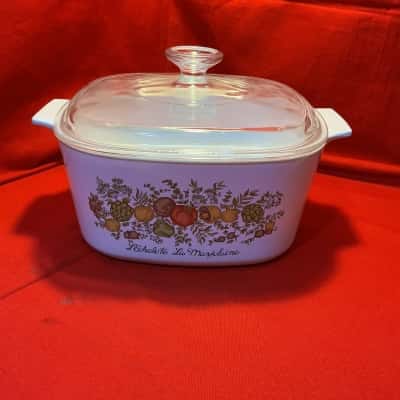 CorningWare 3 litre French “Spice of Life” Casserole Dish with Lid