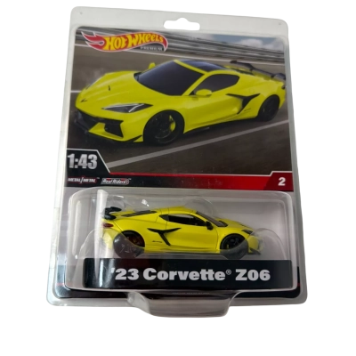 Hot wheels 1:43 23 Corvette Z06 yellow