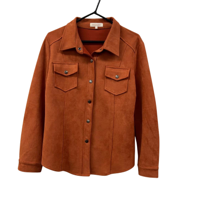 SOLITAIRE BURNT ORANGE SHIRT. SIZE XL
