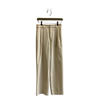 Uniqlo Womens Size XS Wide Leg Pants Cream 