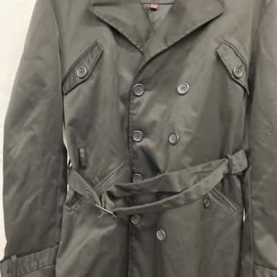 bossini Womens  Size L Trenchcoat Black  