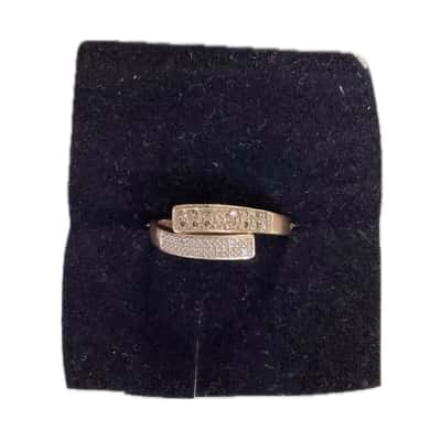  Womens Asymmetrical Ring 9 Karat Gold 375