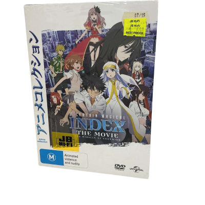Anime  A certain Magical Index  The Movie " The Miracle of Endymion ,  2015