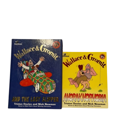 Wallace and Gromit books x 2