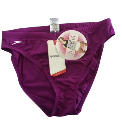 BNWT Speedo Womens  Size 16 Bikini Bottoms Purple HTH2