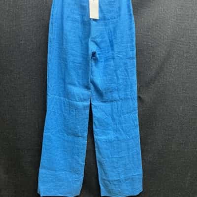 Kookai Linen Pants Blue 