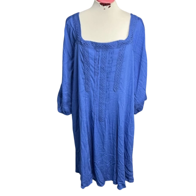 Rockmans Womens  Size 14 Maxi Dress Blue 