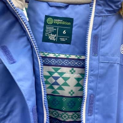  Unisex  Size 6 Hooded Jacket Blue (13)