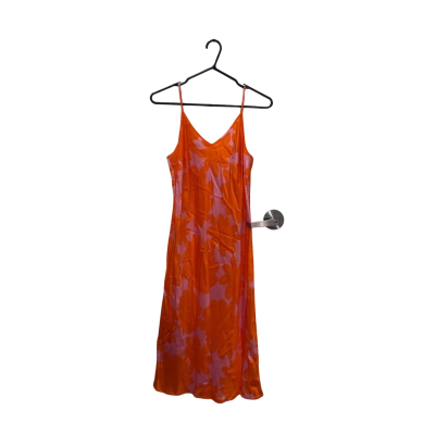 Luke John, Matthew Arnold X Gorman Collaboration Pink Dress With Orange Flowers Size 10