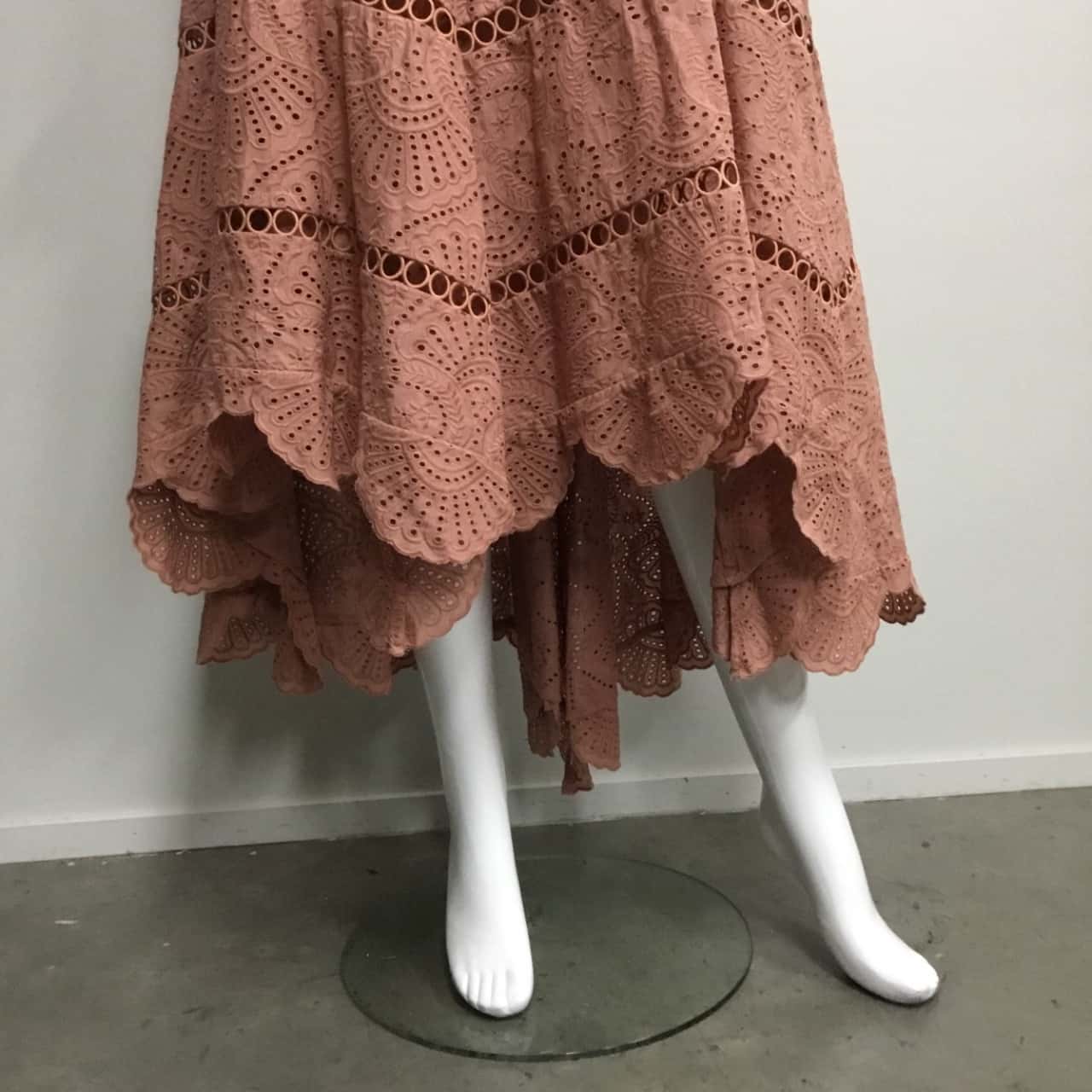 Zimmermann Womens Size 3 Rust Brown Sleeveless Dress (s)