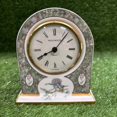Wedgwood Bone China Hummingbirds Mantle Clock