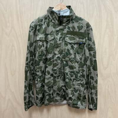 G-Star Raw Mens Size S Camo Jacket & Hoodie Vest
