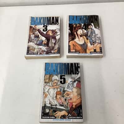 Bakuman - Volumes 3, 4, 5 manga books
