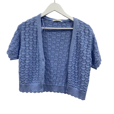 Pull & Bear Womens  Size S Cropped Cardigan Lavender  