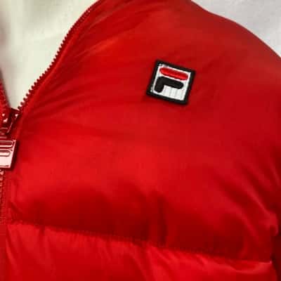 Fila Womens  Size S Puffer Jacket Red 