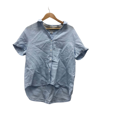 Tommy Bahama Womens  Size M Short Sleeve Linen Shirt 