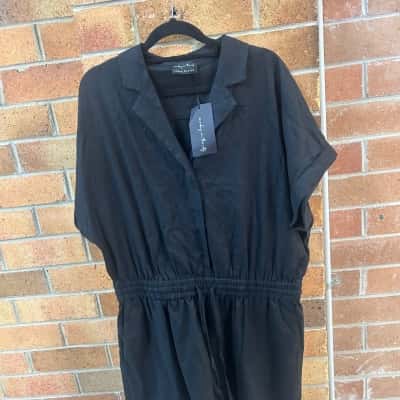 Sunday In The City Womens  Size 22 Playsuit Black  
