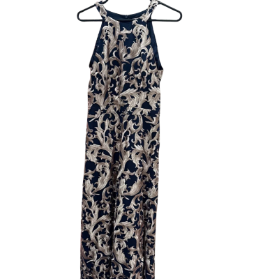 Review Womens  Size 12 Formal Dress Dusty Pink/Dark Blue