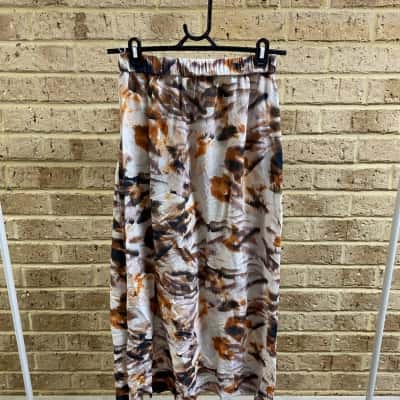 Morrison Womens brown patterned skirt Size 1 