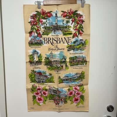 Decorative Tea Towel - Brisbane
