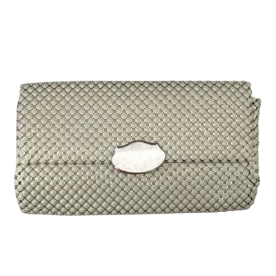 Oroton Glowmesh Womens Clutch Off White 