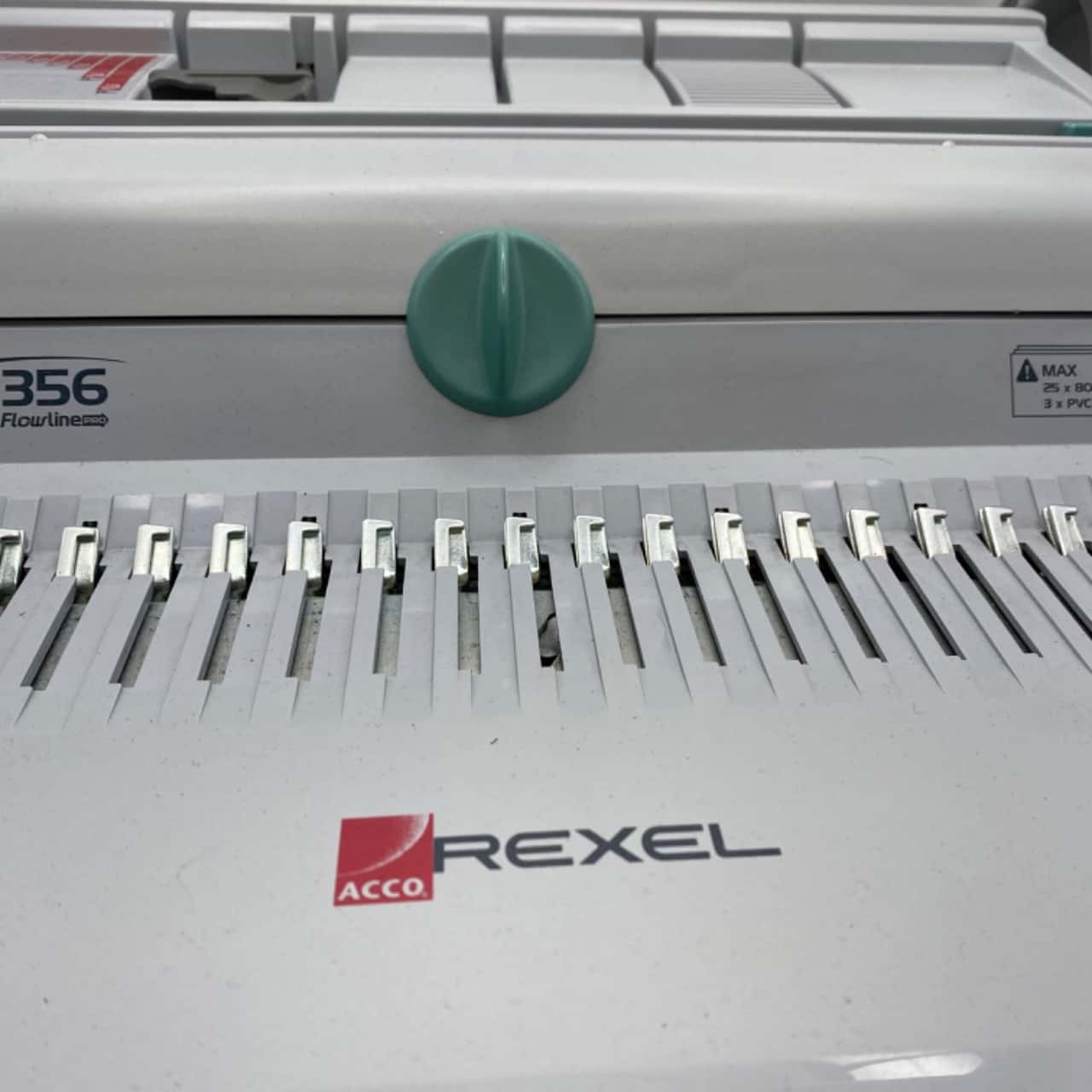 Acco Rexel CB356 Flowline Pro Manual Comb Binding Machine
