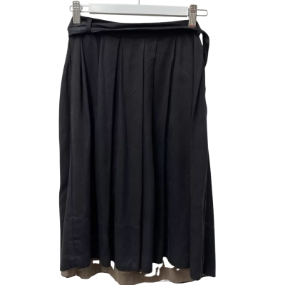 Jigsaw Womens Pleated Skirt Size 6 Black - 100% Lyocell  