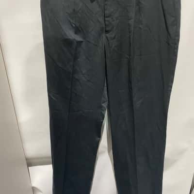VAN HEUSEN Mens Dress Pants in Black  Size 102 ST